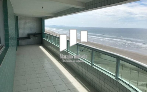 Imagem 5 de 12 de Cobertura Duplex, Frente Ao Mar Em Praia Grande.