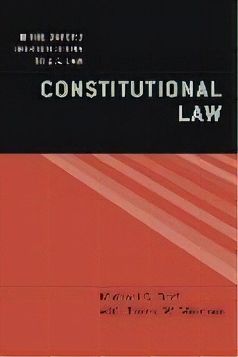 The Oxford Introductions To U.s. Law : Constitutional Law, De Michael C. Dorf. Editorial Oxford University Press Inc, Tapa Blanda En Inglés