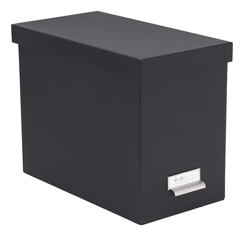 Bigso John Fiberboard Label Frame Desktop File Storage Box |
