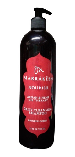 Marrakesh Shampoo Nutritivo -argan & Hemp Oil Therapy 739 Ml