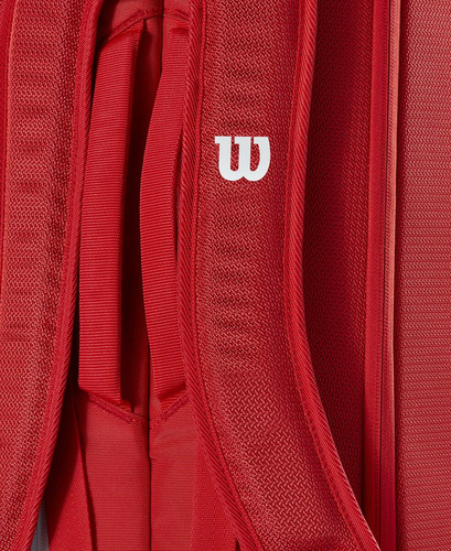 Raquetero Wilson Super Tour 2025 6PK color rojo