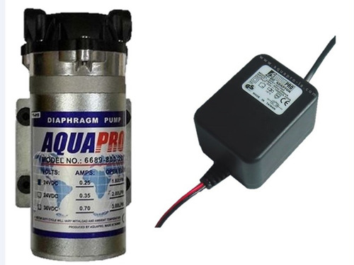 Bomba Y Transformador Aquapro Osmosis Inversa 400gpd 24v