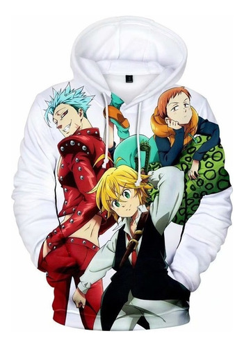 Sudadera Anime Los Siete Pecados Deadly Pecados, Meliodas Ma