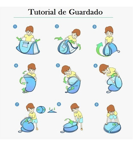 Imagen 8 de 8 de Carpa Auto-armable Pop Up 3 Personas