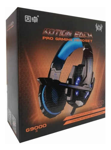 Audífonos Gamer Kotion Each G9000 Luces Led Play, Pc, Xbox