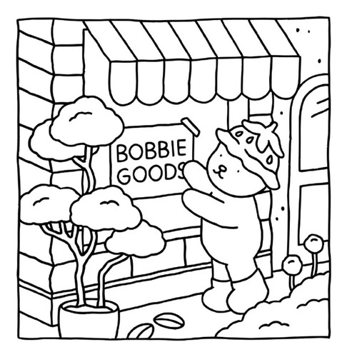 Bobbie Goods 100 Pag Libro Para Colorear Edicion Oro