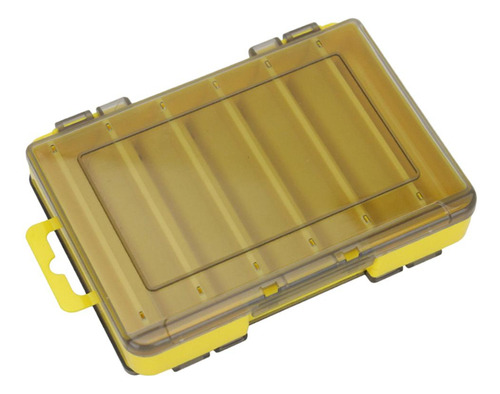 Pesca Calamares Jig Caja De Amarillo 12 Compartimientos