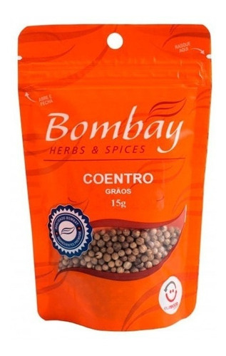 Semente De Coentro 15g Bombay Herbs & Spices - Pouch