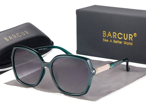 Gafas De Sol Polarizadas Barcur Design Para Mujer, Uv400, Mo