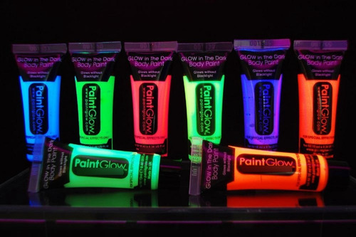 Imagen 5 de 9 de Set De 5 Pintura Party Pintucarita Neon - Paint Glow