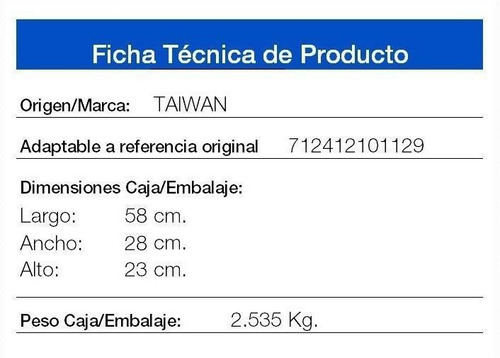 Optica Delantera Citroën C3 2013
