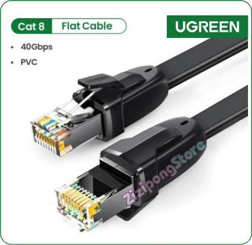 Imagen 5 de 10 de Cable Ethernet Cat8 Ugreen Original 2m, 5m, 8m. Stock.