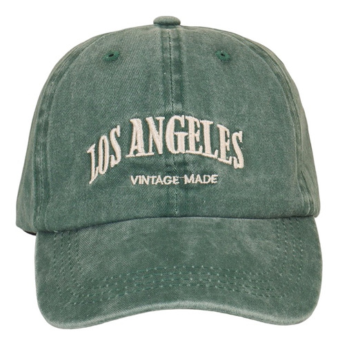 Gorra Shein Unisex Con Letra Bordada De Los Ángeles