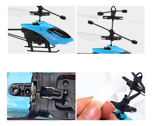 Helicóptero de juguete recargable con sensor de mini dron