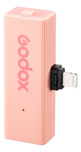 Micrófono Inalámbrico Godox Movelink Mini Lt Lightning Color Rosa Claro