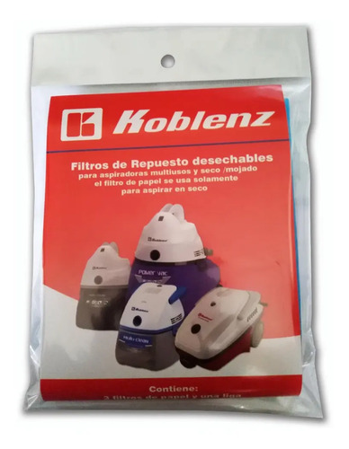 Filtros Para Aspiradora Koblenz | MercadoLibre
