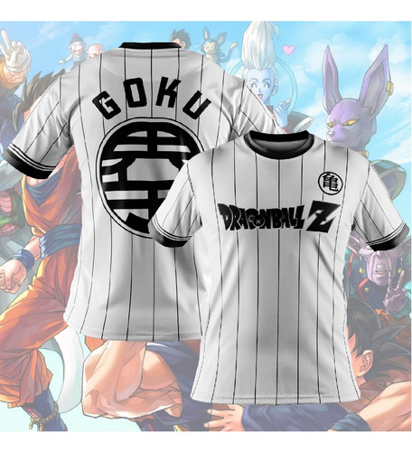 Camiseta White Line Dragon Ball Goku Super Saiyan