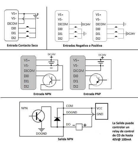 Modulo Rs485 8 In-out Digitales Compatible Con Arduino Plc