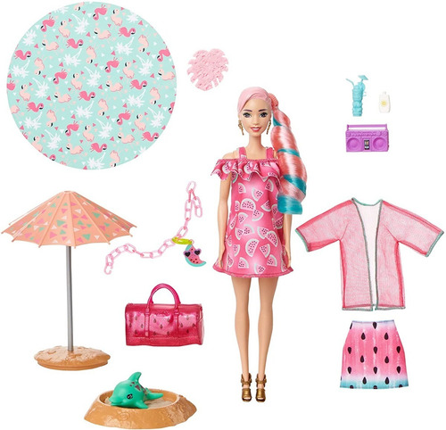 Imagen 2 de 9 de Barbie Color Reveal Sandia 25 Sorpresas Accesorios 2021