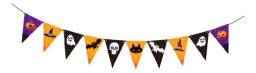 Pancarta De Halloween, Accesorio Único Bandera Triangular