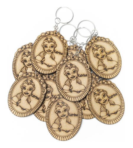 Imagen 10 de 10 de Llaveros De Mdf Personalizados Paquete 10 Unidades