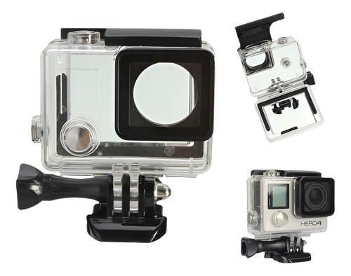 Cubierta Protectora Para Gopro Hero 4 Hero 3 + Hero3 Fuera D