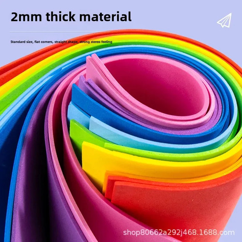 Papel De Esponja A4 Negro De 2 Mm A 10 Hojas, Papel De Espon