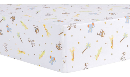 Trend Lab Jungle Fun Animal - Sabana Bajera Ajustable Para 