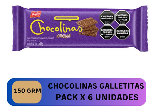 Chocolinas Medianas X6 Unidades *golosinas Del Sur*