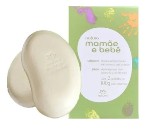 Mamãe E Bebê Natura Kit 2 Sabonetes Vegano Não Arde Os Olhos