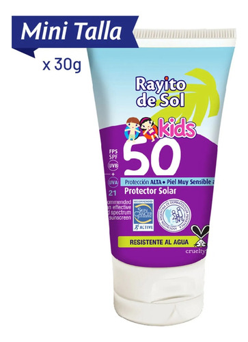 Rayito De Sol Protector Solar Kids Fps50 30ml