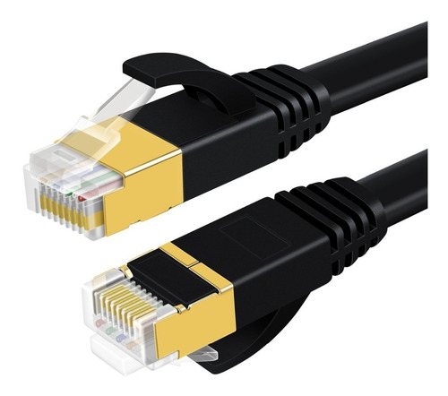 Cable De Red Patch Cord Cat7 2 Metros 10 Gbps Rj45 Lbt