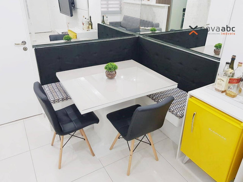 Imagem 9 de 22 de Apartamento Com 2 Dormitórios À Venda, 53 M² Por R$ 270.000,00 - Vila Scarpelli - Santo André/sp - Ap3182