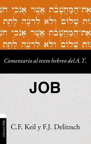 Comentario Al Texto Hebreo Del Antiguo Testamento, Job