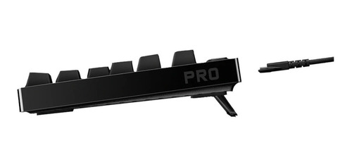 Imagen 3 de 3 de Teclado gamer Logitech G Pro X QWERTY GX Blue Clicky inglés US color negro con luz RGB