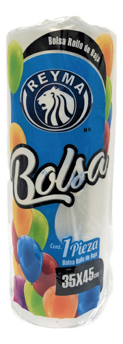 Bolsa De Plastico 35x45cm Baja Densidad Reyma (1 Rollo)