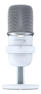 Micrófono HyperX BLX SoloCast Condensador Cardioide color blanco