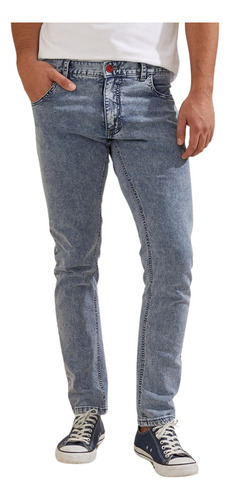 Jeans Tiro Bajo Slim Elast. Taverniti  Blur  Art. 1210-930