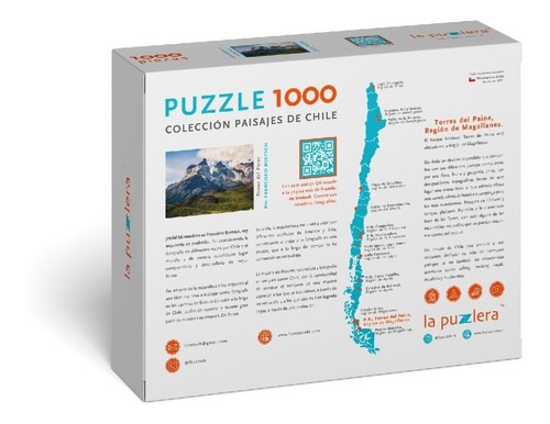 Imagen 3 de 4 de Puzzle 1.000 Piezas Torres Del Paine Paisajes Chilenos