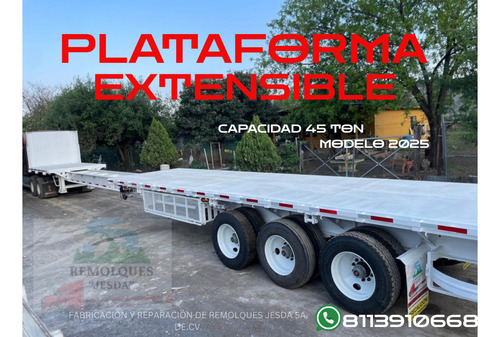 Plataforma Extensible 48ft - 70ft Modelo 2025