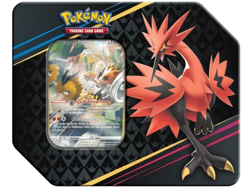 Kit Pokémon 2 Lata De Cartas Ultra Raras Pokémon Tcg + Brinde em