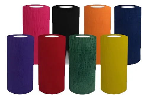 3 Bandagem Elástica Autoadesiva Flexível Pet Atadura 10cm