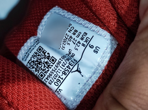 Tênis Nike Air Jordan Dune Red Tam 40 Cód 4312 Usado/origina (Usado)