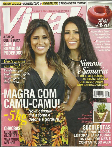 Revista Viva 867: Simone E Simaria / Chacras / Camu Camu