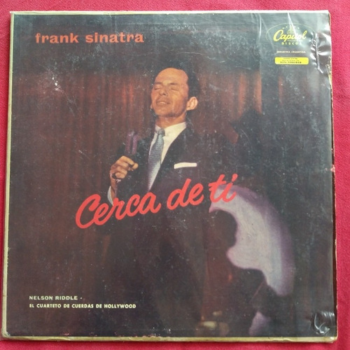 Frank Sinatra Cerca De Ti Lp Impecable Nelson Riddle Quartet