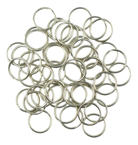 50pcs Nueva 18mm Metal Key Holder Anillos Partidos Llavero