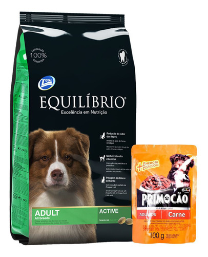 Alimento Equilibrio Perro Adulto Active Todas Las Razas 2 Kg