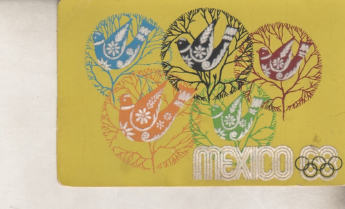 2 Antiguas Tarjetas Postales Olimpiadas De * Mexico 1968 *