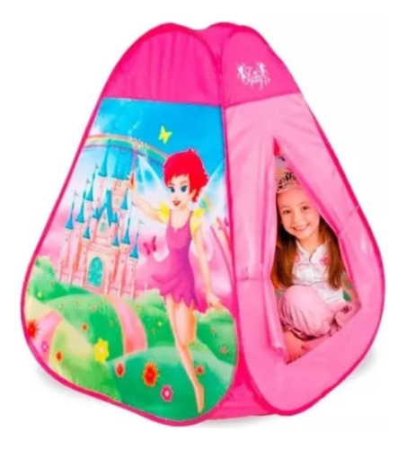 Carpa Casita Autoarmable Hada Infantil 95x95x100cm