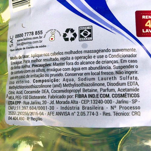 Kit 05 Shampoo De 4,800l Neutro Galão Econômico Rende Muito
